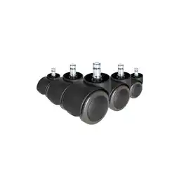 Netto Marken-Discount hjh OFFICE Stuhlrollen 5x ROLO FREE 10mm/50mm Metall, Kunststoff Angebot