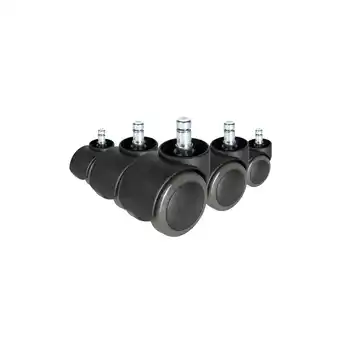 Netto Marken-Discount hjh OFFICE Stuhlrollen 5x ROLO FREE 10mm/50mm Metall, Kunststoff Angebot