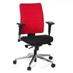 Netto Marken-Discount hjh OFFICE Profi Bürostuhl PRO-TEC 350 Stoff mit Armlehnen (höhenverstellbar) Angebot