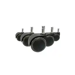 Netto Marken-Discount hjh OFFICE Stuhlrollen 5x ROLO EASY 11mm/50mm Metall, Kunststoff Angebot