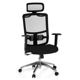 Netto Marken-Discount hjh OFFICE Profi Bürostuhl CAYEN Stoff mit abklappbaren Armlehnen Angebot
