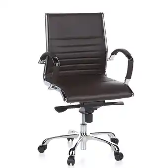 Netto Marken-Discount hjh OFFICE Profi Chefsessel PARMA 10 Leder mit Armlehnen Angebot