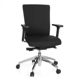 Netto Marken-Discount hjh OFFICE Profi Bürostuhl ASTRA BASE Stoff mit Armlehnen (höhenverstellbar) Angebot