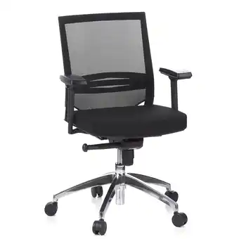 Netto Marken-Discount hjh OFFICE Profi Bürostuhl PORTO PRO Stoff mit Armlehnen (höhenverstellbar) Angebot