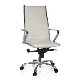 Netto Marken-Discount hjh OFFICE Profi Chefsessel PARIBA III Kunstleder mit Armlehnen Angebot