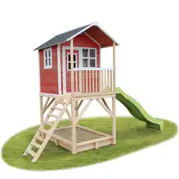 Netto Marken-Discount EXIT Loft 700 Holzspielhaus - rot Angebot