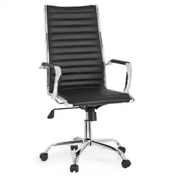 Netto Marken-Discount hjh OFFICE Profi Chefsessel VEMONA 20 Kunstleder mit Armlehnen Angebot
