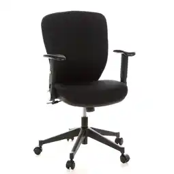 Netto Marken-Discount hjh OFFICE Profi Bürostuhl TRAFFIC 20 Stoff mit abklappbaren Armlehnen Angebot