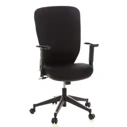 Netto Marken-Discount hjh OFFICE Profi Bürostuhl TRAFFIC 30 Stoff mit abklappbaren Armlehnen Angebot