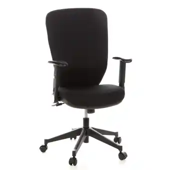 Netto Marken-Discount hjh OFFICE Profi Bürostuhl TRAFFIC 30 Stoff mit abklappbaren Armlehnen Angebot