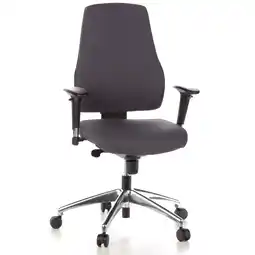 Netto Marken-Discount hjh OFFICE Profi Bürostuhl PRO-TEC 200 Stoff mit Armlehnen (höhenverstellbar) Angebot