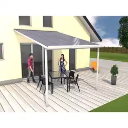 Netto Marken-Discount Gutta 4293112 Terrassenüberdachung weiß, 306 x 406 cm Angebot