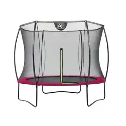 Netto Marken-Discount EXIT Silhouette Trampolin + Sicherheitsnetz 305 (10ft)Rosa Angebot