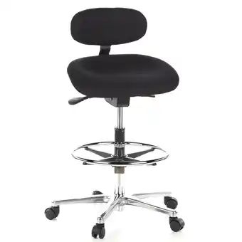 Netto Marken-Discount hjh OFFICE Counterstuhl WORK MF Stoff ohne Armlehnen Angebot