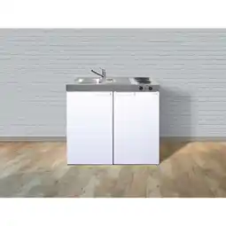 Netto Marken-Discount Stengel Küchen Kitchenline MK 100 weiß - Elektrokochfeld rechts Angebot