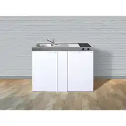 Netto Marken-Discount Stengel Küchen Kitchenline MK 120 weiß - Glaskeramikkochfeld links Angebot