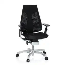 Netto Marken-Discount hjh OFFICE High End Bürostuhl GENIDIA Netzstoff mit Armlehnen Angebot