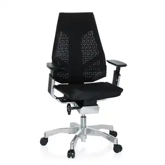 Netto Marken-Discount hjh OFFICE High End Bürostuhl GENIDIA Netzstoff mit Armlehnen Angebot