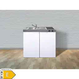 Netto Marken-Discount Stengel Küchen Kitchenline MK 100 weiß - Glaskeramikkochfeld links Angebot