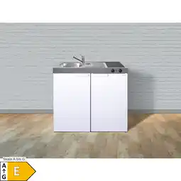 Netto Marken-Discount Stengel Küchen Kitchenline MK 100 weiß - Glaskeramikkochfeld links Angebot