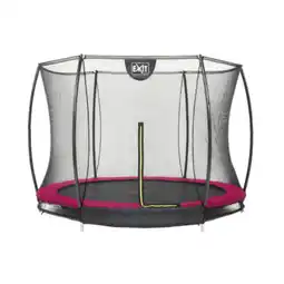 Netto Marken-Discount EXIT Silhouette Ground 244 (8ft) Rosa + Sicherheitsnetz Angebot