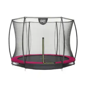 Netto Marken-Discount EXIT Silhouette Ground 244 (8ft) Rosa + Sicherheitsnetz Angebot