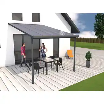 Netto Marken-Discount Gutta 4293162 Terrassenüberdachung anthrazit, 306 x 406 cm Angebot