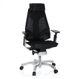 Netto Marken-Discount hjh OFFICE High End Bürostuhl GENIDIA PRO Netzstoff mit Armlehnen Angebot