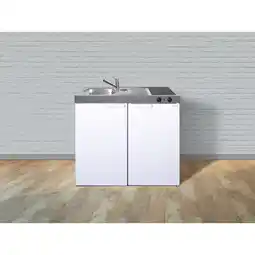 Netto Marken-Discount Stengel Küchen Kitchenline MK 100 weiß - Glaskeramikkochfeld rechts Angebot