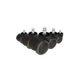 Netto Marken-Discount hjh OFFICE Stuhlrollen 5x ROLO No-Noise 11mm/50mm Metall, Kunststoff Angebot