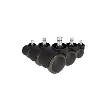 Netto Marken-Discount hjh OFFICE Stuhlrollen 5x ROLO No-Noise 11mm/50mm Metall, Kunststoff Angebot