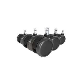 Netto Marken-Discount hjh OFFICE Stuhlrollen 5x ROLO FREE 11mm/65mm Metall, Kunststoff Angebot