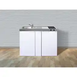 Netto Marken-Discount Stengel Küchen Kitchenline MK 120 A weiß - Glaskeramikkochfeld links Angebot