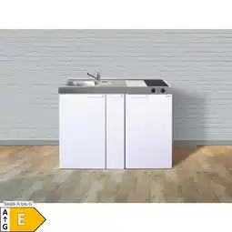 Netto Marken-Discount Stengel Küchen Kitchenline MK 120 A weiß - Glaskeramikkochfeld links Angebot