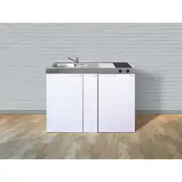 Netto Marken-Discount Stengel Küchen Kitchenline MK 120 A weiß - Glaskeramikkochfeld links Angebot