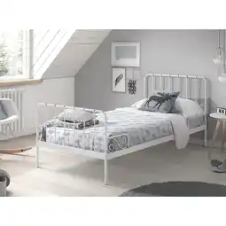 Netto Marken-Discount Vipack Metallbett Alice 90x200 cm, weiß Angebot