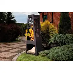Netto Marken-Discount Dobar 35424 Gartenkamin XL, 48x30,5x124 cm Angebot