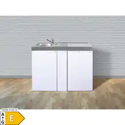 Netto Marken-Discount Stengel Küchen Kitchenline MK 120 A weiß - ohne Kochfeld links, Becken rechts Angebot