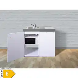 Netto Marken-Discount Stengel Küchen Kitchenline MKM 100 weiß - ohne Kochfeld links, Becken rechts Angebot