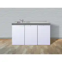Netto Marken-Discount Stengel Küchen Kitchenline MK 150 weiß - ohne Kochfeld links, Becken rechts Angebot