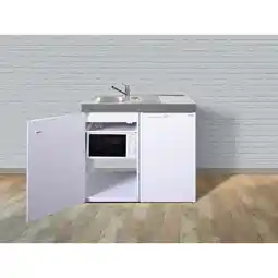 Netto Marken-Discount Stengel Küchen Kitchenline MKM 100 weiß - ohne Kochfeld rechts Becken links Angebot