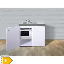 Netto Marken-Discount Stengel Küchen Kitchenline MKM 100 weiß - ohne Kochfeld rechts Becken links Angebot