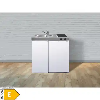 Netto Marken-Discount Stengel Küchen Kitchenline MK 90 weiß - Glaskeramikkochfeld links Angebot