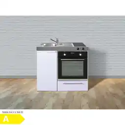 Netto Marken-Discount Stengel Küchen Kitchenline MKB 100 weiß - Glaskeramikkochfeld links Angebot