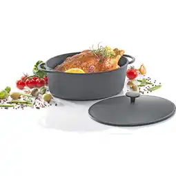 Netto Marken-Discount Eisenguss-Gänsebräter oval 34 cm RUSTICA Angebot