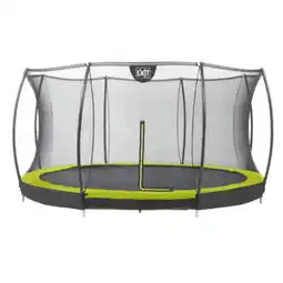 Netto Marken-Discount EXIT Silhouette Ground 366 (12ft) Lime Grün + Sicherheitsnetz Angebot