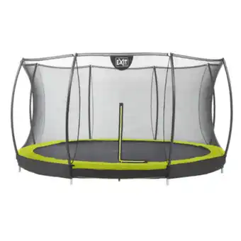 Netto Marken-Discount EXIT Silhouette Ground 366 (12ft) Lime Grün + Sicherheitsnetz Angebot
