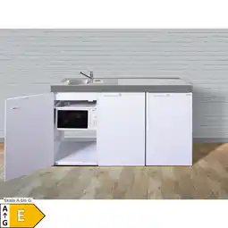Netto Marken-Discount Stengel Küchen Kitchenline MKM 150 weiß - ohne Kochfeld links, Becken rechts Angebot