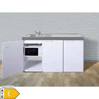 Netto Marken-Discount Stengel Küchen Kitchenline MKM 150 weiß - ohne Kochfeld links, Becken rechts Angebot