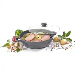 Netto Marken-Discount Servierpfanne rd mit Glasdeckel 28 cm Delta Angebot